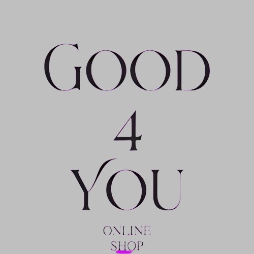 Text 'GOOD 4 YOU ONLINE SHOP' on a light gray background